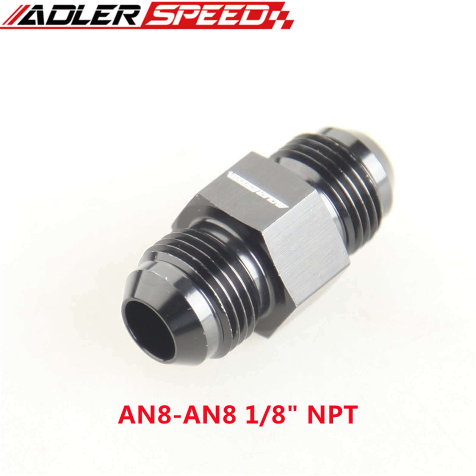 An4 an6 an8 an10 hane till hona 1/8 " npt mätare/sensor sidoportsadapter oljebränslekoppling slangände: Lavendel-