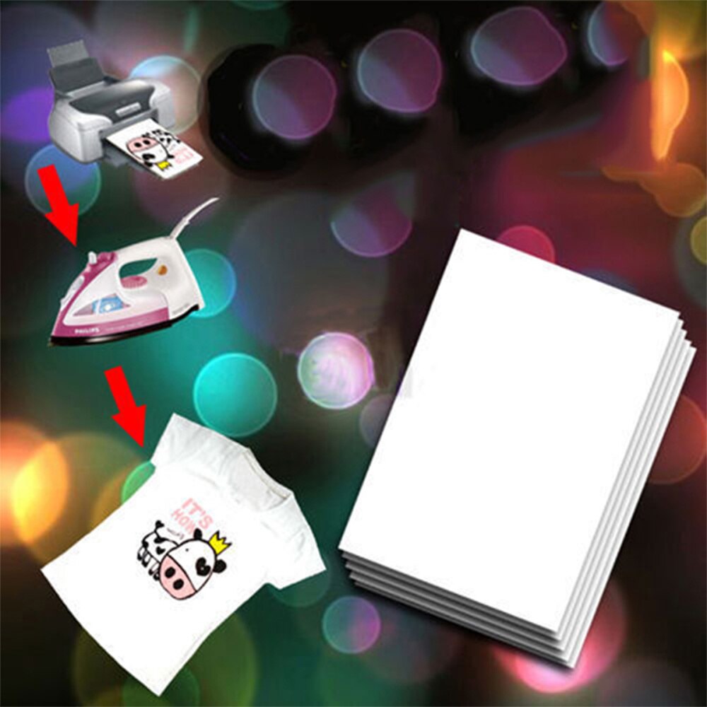 20pcs Heat Transfer Printing Paper A4 Sublimation Transfer Paper (White)