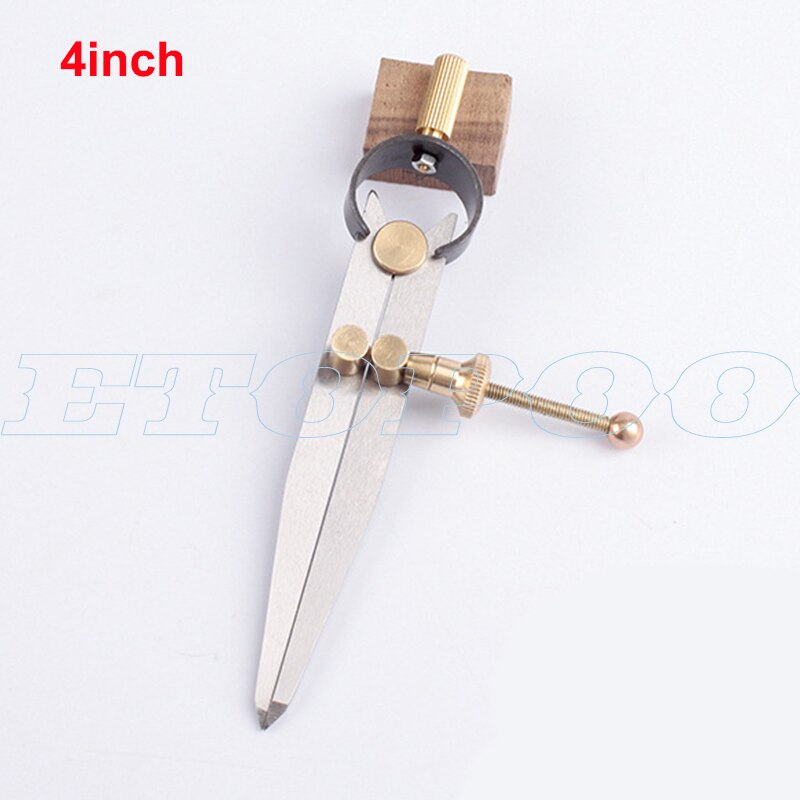 4"/6" DIY Wing Divider Leather Craft Rotating Scratch Leathercraft Furniture Compasses DIY Sewing Handmade Tools: 4inch