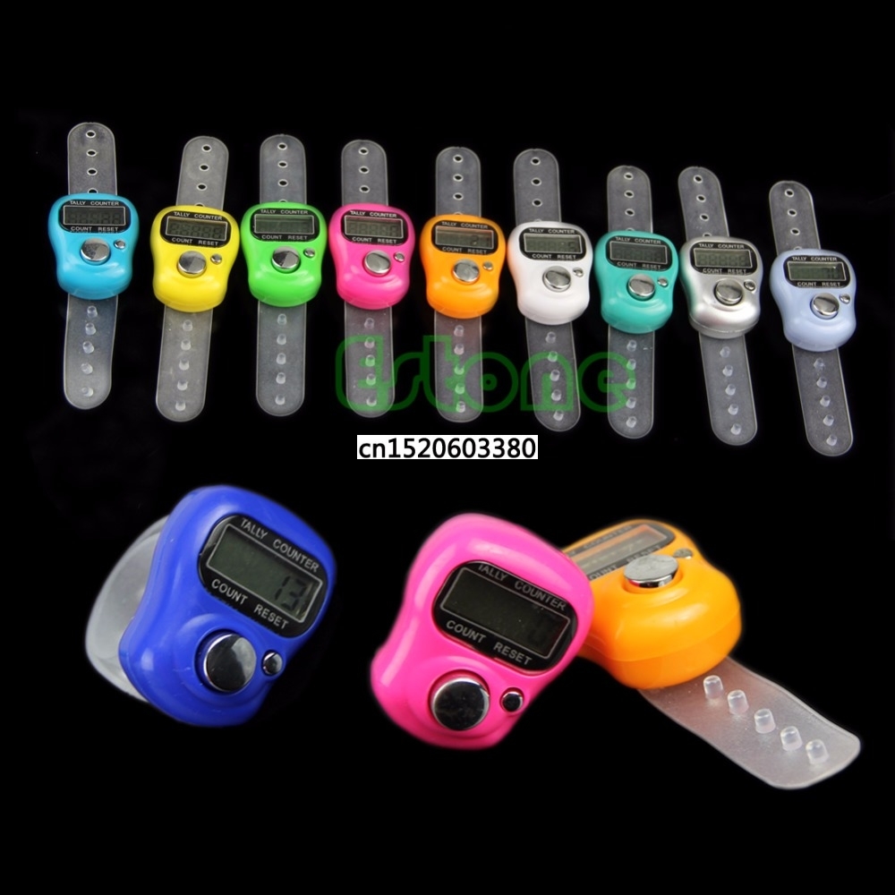 MEXI portable Stitch Marker and Row Counter LCD Electronic Digit Tally Counter