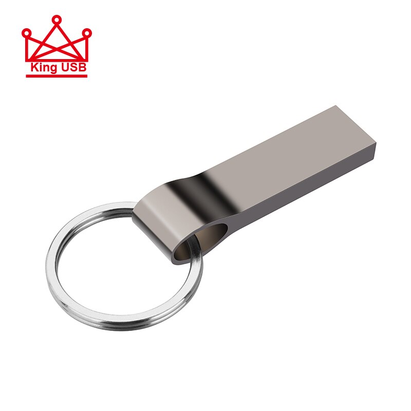usb flash drive 16gb 32gb 64gb pendrive usb stick with keychain Flash Drive Stainless Steel USB 2.0 pen drive 256gb 128gb
