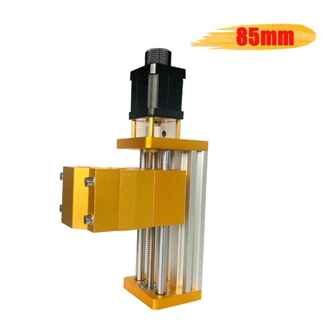 CNC 3018 Plus Module axe Z en aluminium, axe Z Support de Table coulissante pour utiliser broche 300W ou 500W appliquer pour moteur pas à pas Nema17/42H: with motor 85mm