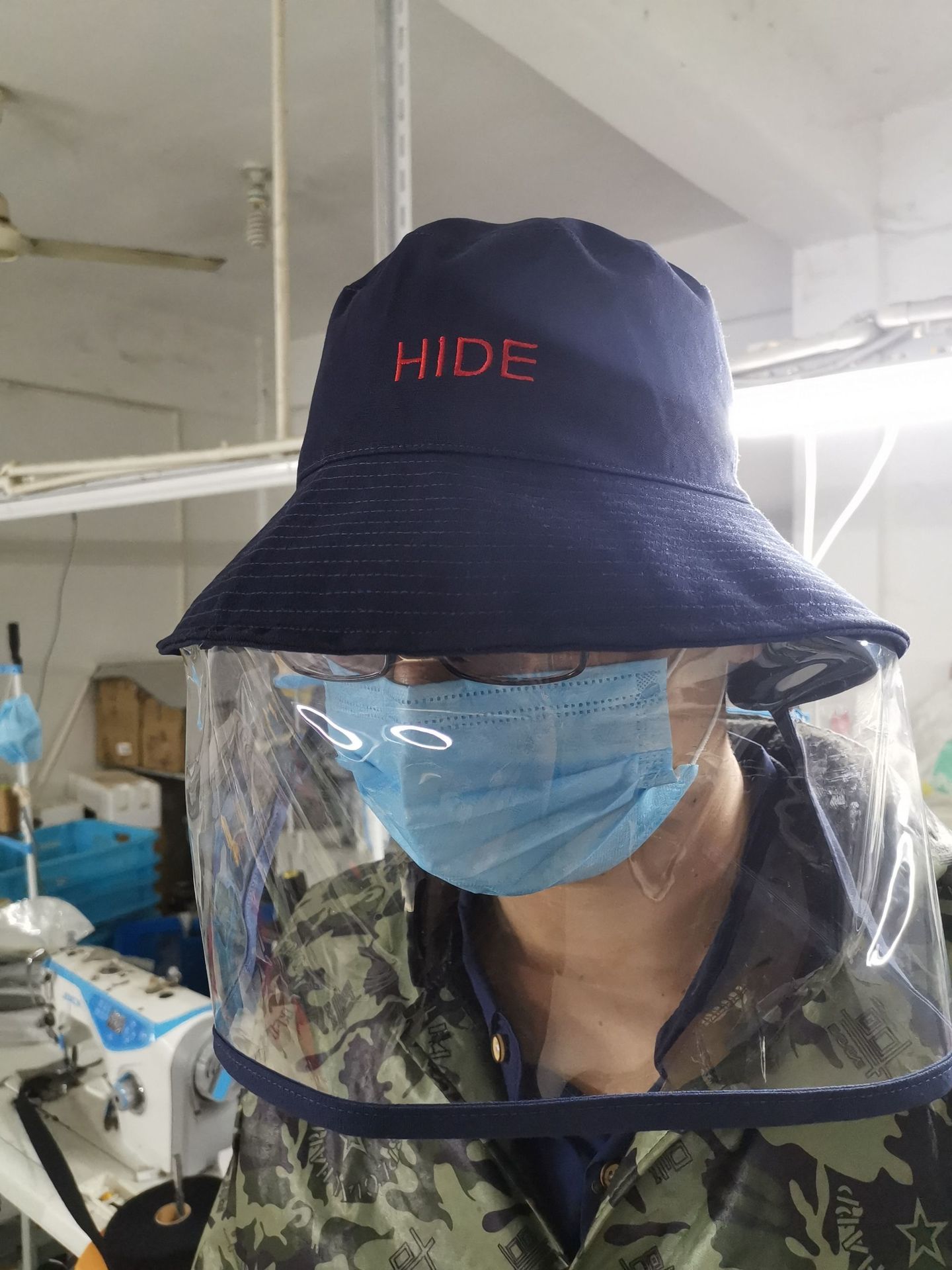 Outdoor Safety Helmet Defence Droplet Defence Viruses Full Face Security Mask Men Women Sunscreen Fisherman Hats
