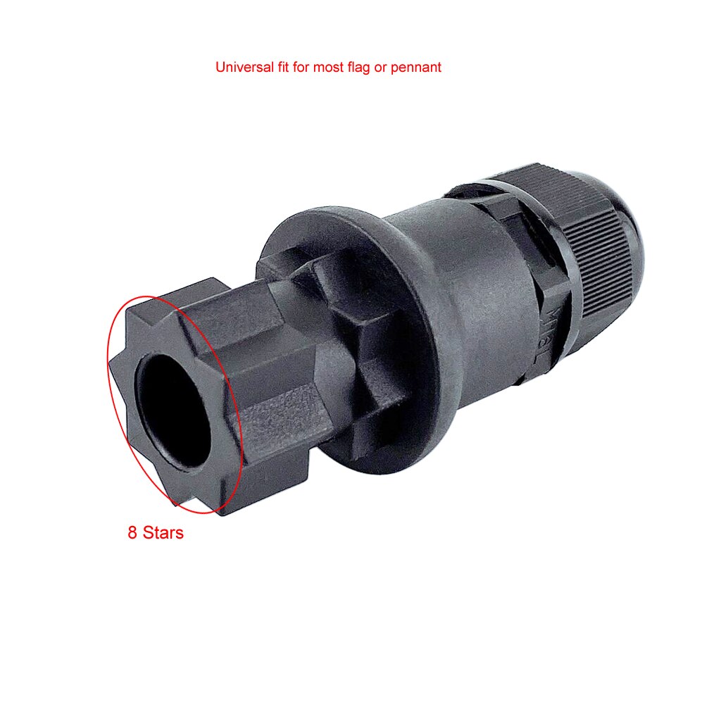 2X Kayak Flag Mount Base Rail Mount Support Replacement Track Mount for Fishing Boat Marine Yacht Water Sports Canoe Accessories