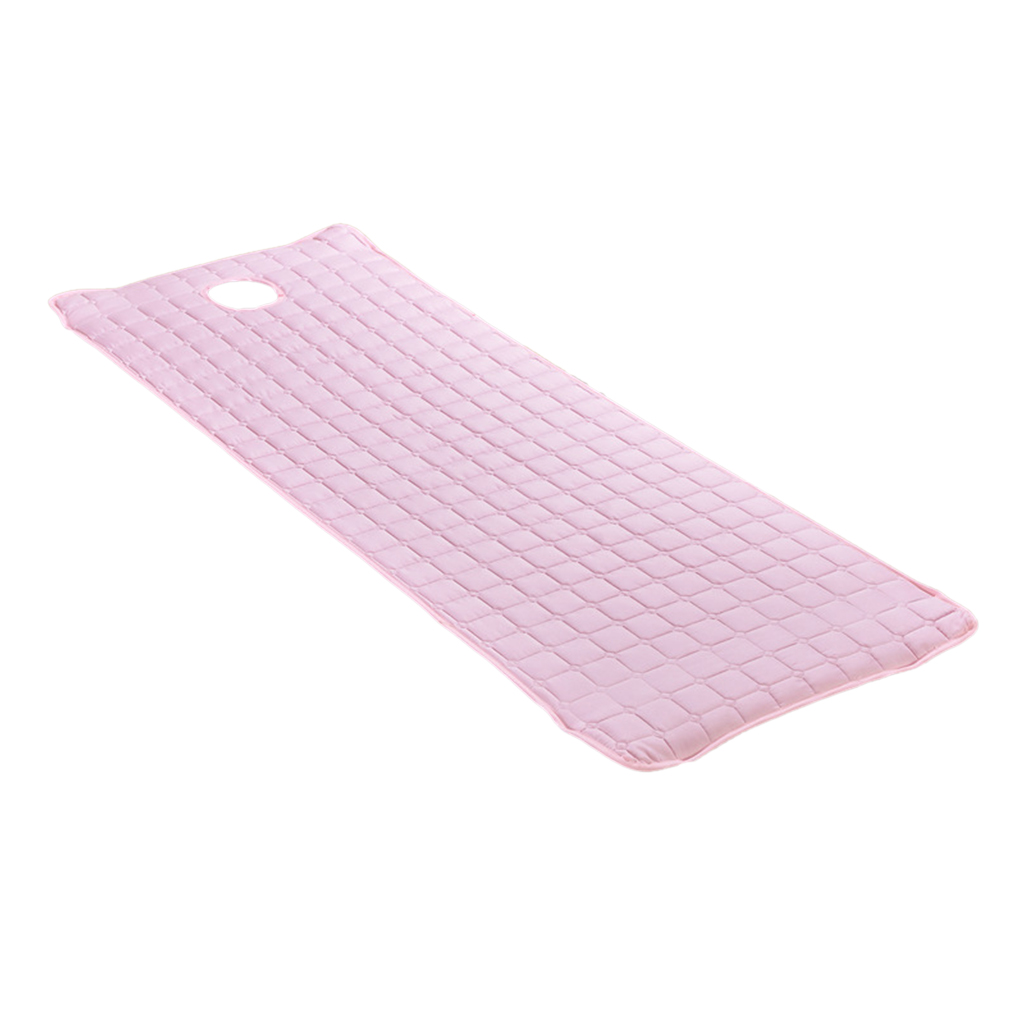 Couverture de Table de Massage doux beauté | Drap de lit de SPA, protecteur de matelas avec trou de respiration, 180x60cm: Pink 185x70cm