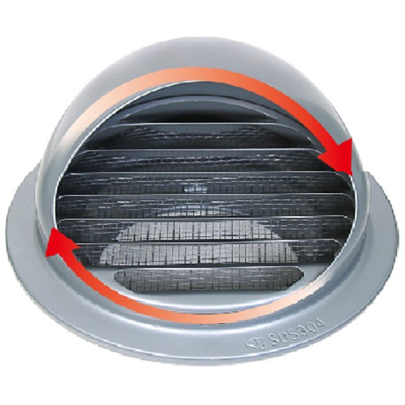 Stainless Steel Wall Ceiling Air Vent Ducting Ventilation Exhaust Grille Cover Outlet Heating Cooling & Vents Cap Waterproof
