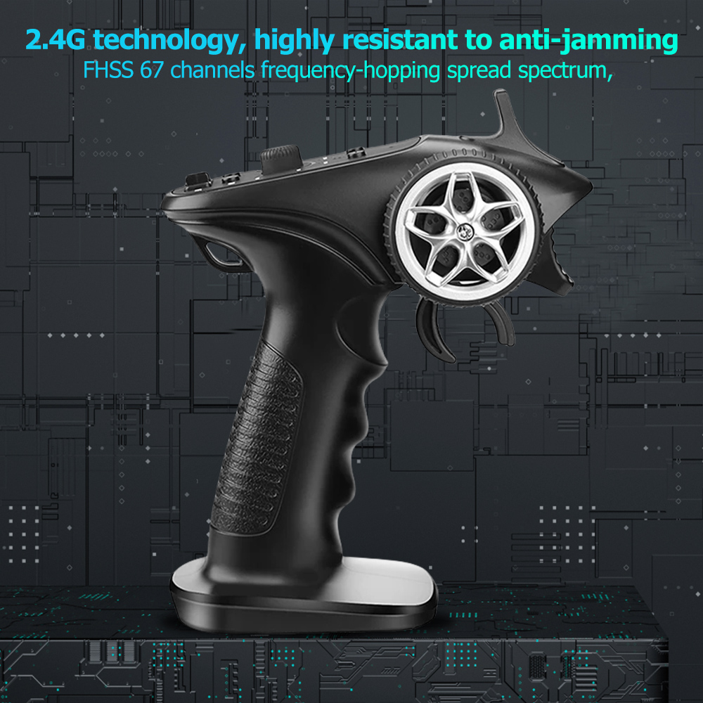 GA-4H-TX TX4 2.4GHz 4CH système Radio émetteur contrôleur télécommande/récepteur pour RC voiture bateau PK TG3 FS-GT3B