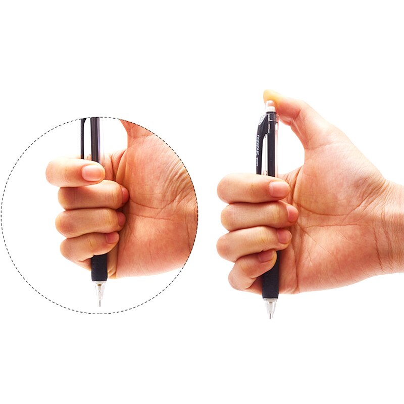 Japansk uni  m5-100 automatisk penna 0.5mm studentaktivitetspenna med gummifärg transparent stavgodis 5 färg