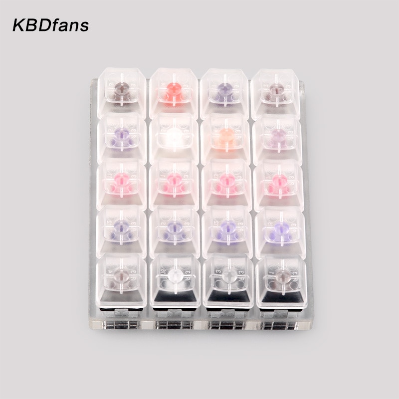 clicky linear tactile switch tester cherry zealio gateron box switch tester with transparent keycap