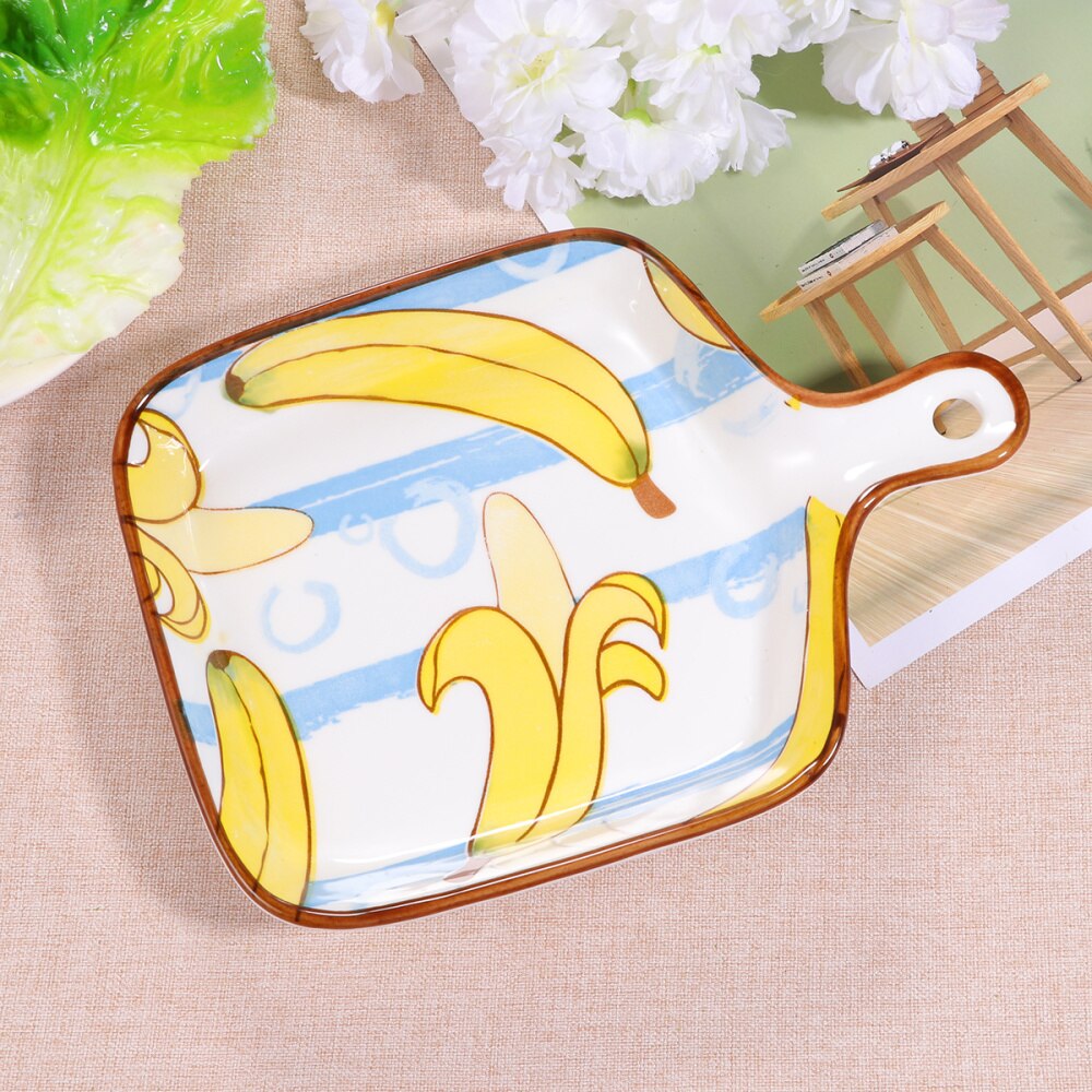 Ceramic Grill Pan Nonstick Plate Grill Cookware Delicate Porcelain Ovenware with Handle for Home (Omelette): Picture 5