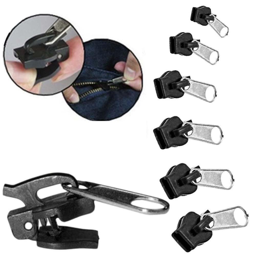 6/12Pcs Instant Zippers Magic Zipper Fix Clip Quick Fast Easy Fix Universal Zipper