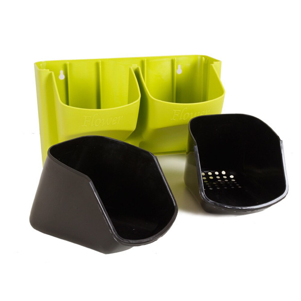 Automatic Watering Flower Pots Can Be Stacked Vertical Flower Pots Wall Garden Balcony Wall-Mounted Planting Gardening Supplies