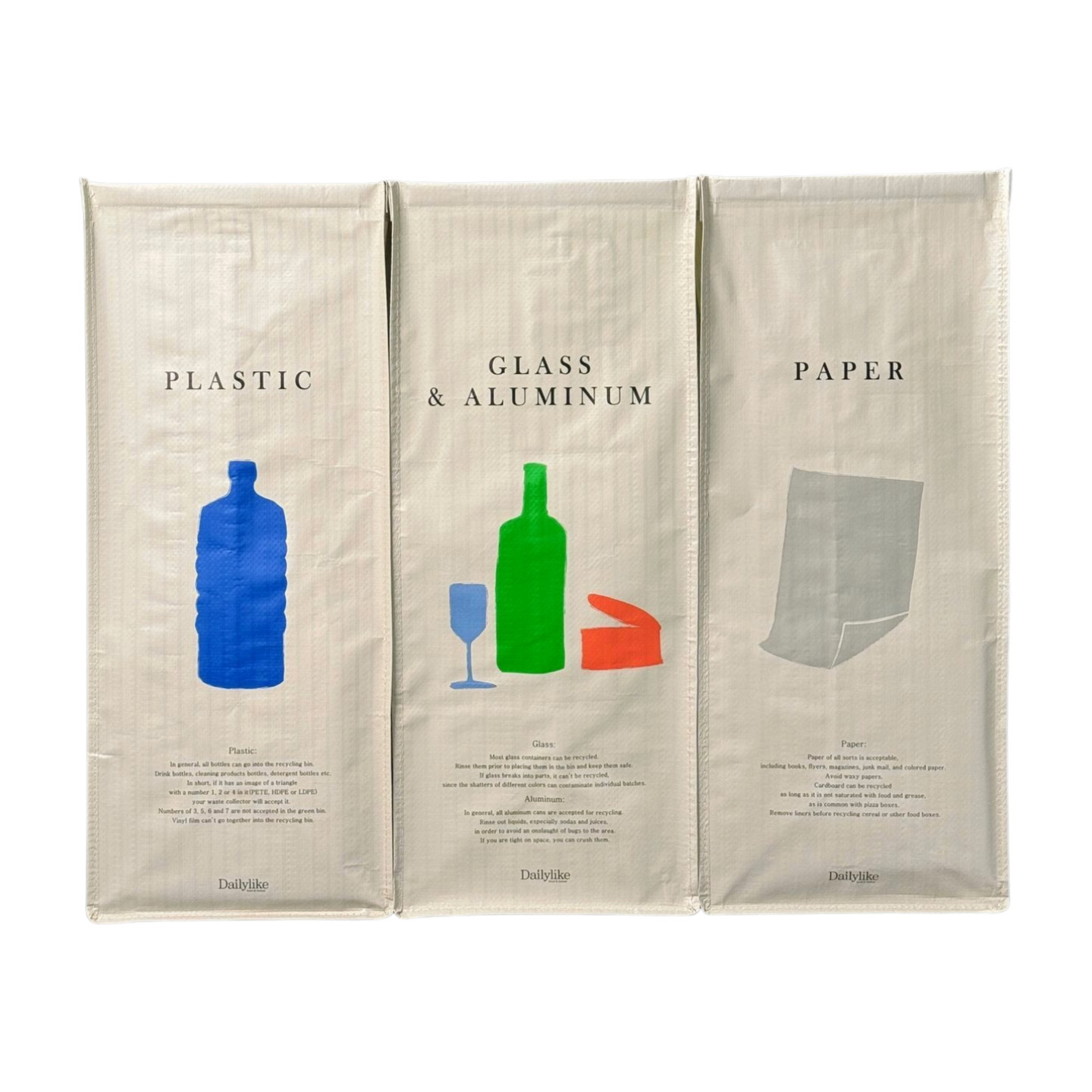 Stor, klassifisert oppbevaringspose til hjemmeorganisering, høyvevd vanntett og flekkbestandig kleskurv: misligholde tittel