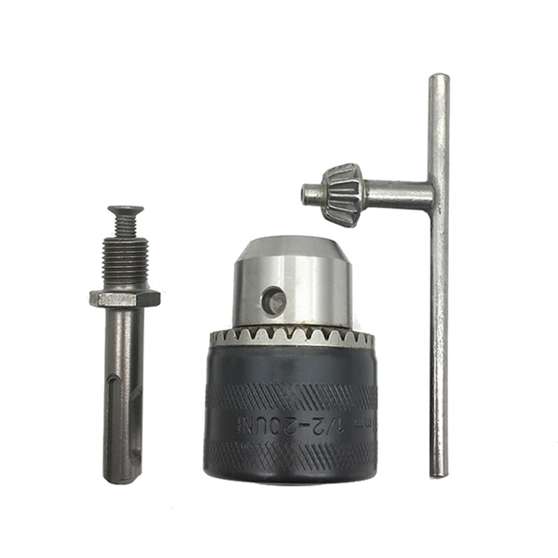 Drill Bit SDS Plus with Key Convert Impact Driver 1.5-13mm Hammer Drill Adapter Tool