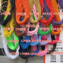 25 Yard/Lot Rekbare Elastische Koord Draad 1 Mm Voor Diy Sieraden Maken 14 Kleuren Te Kiezen Hoeveelheid