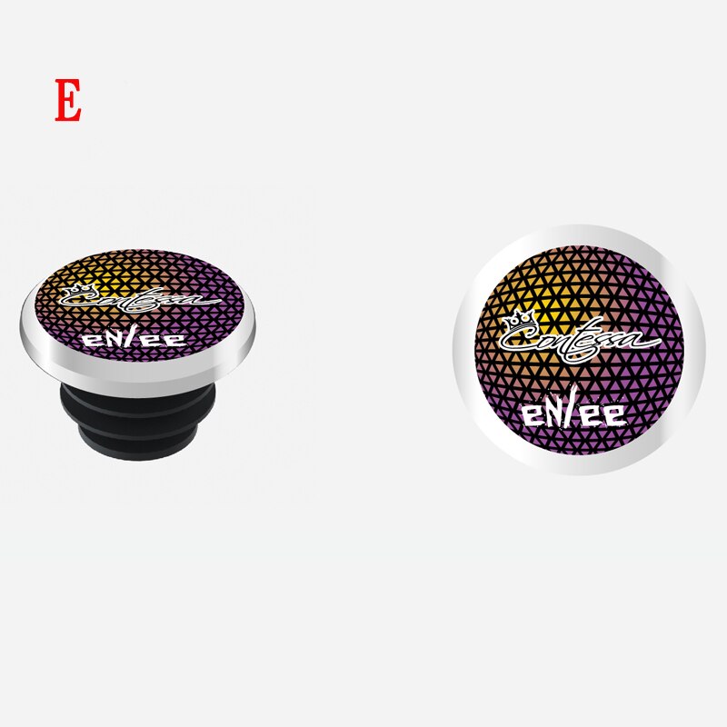 Ultralette mtb sykkelgrep antiskli silikon sykkelstyre håndtak med plugger 5 stiler valgfritt støtsikkert sykkeltilbehør: Enlee plugger