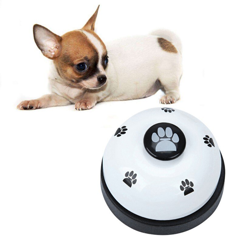 1Pc Pet Call Bell Hond Speelgoed Iq Training Hond Kat Voeden Ringer Educatief Speelgoed Huisdieren Speelgoed Interactieve Bell Eten voedsel Feeder