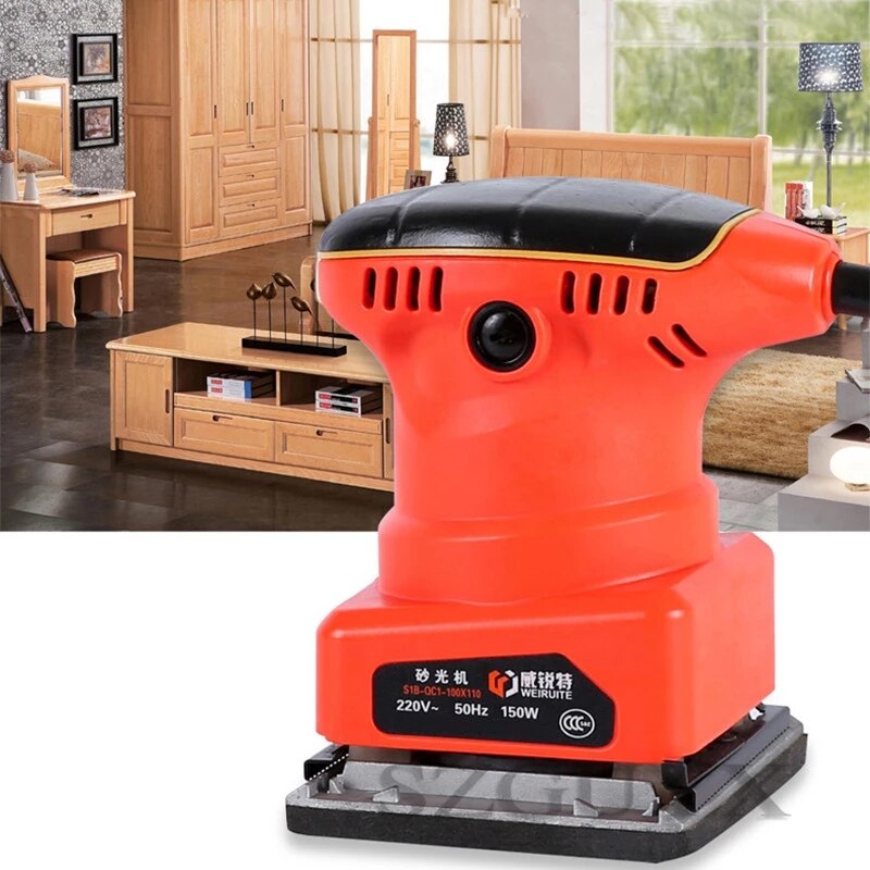 Machine Electric Sander Woodworking Polisher Wall Wood Paint Sanding Polishing Tool