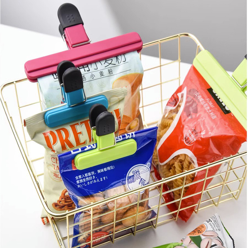 1/3 stk. bærbare store chipposeklemmer plastik assorterede størrelser mad-snackforsegling forseglingsklips tætningsklemme køkkenopbevaringstilbehør