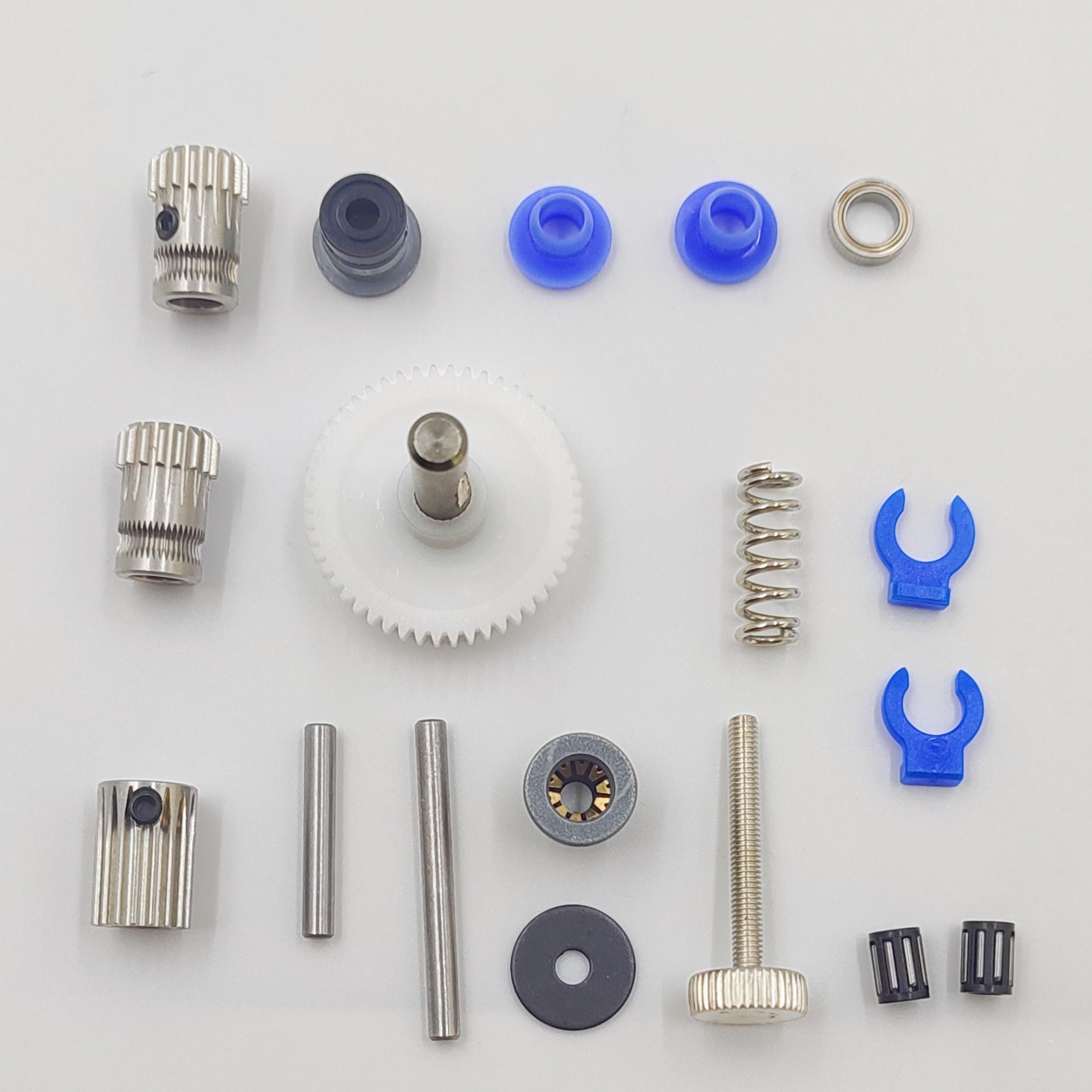 BMG Extruder Kit Dual Drive Gear Gehärteter Stahl Upgrade Feed Gear Extruder Kit für BMG für Prusa DIY Bowden Direct Extruder