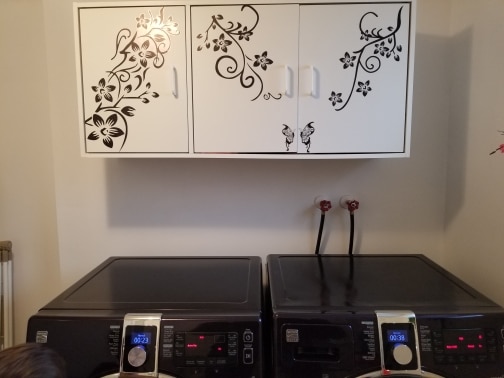 Vægklistermærker smukke gør-det-selv aftagelige vinylblomster vin vægmaleri klistermærker kunst stickers til stue vægdekoration