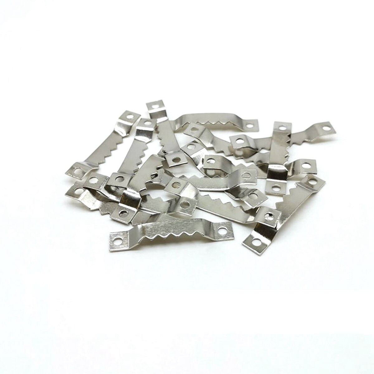 50 Pack Small Sawtooth Picture Hangers Steel Picture Hanging Picture Frames Hangers Picture Hang Solutions: silver