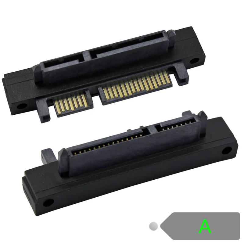 Sata Adapter abwärts/oben abgewinkelt Sata 22Stift 7 15 Stecker zu Buchse Verlängerung konverter 90 Grad Esata Sas Kabel Adapter Computer kabel