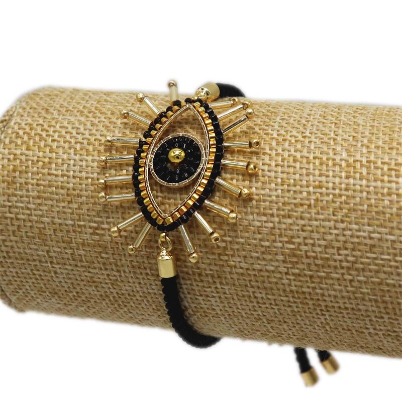 ZHONGVI Bracelet For Women MIYUKI Glass Beads Bracelets Mexican Jewellery Turkish Evil Eye Pulseras Handmade Woven