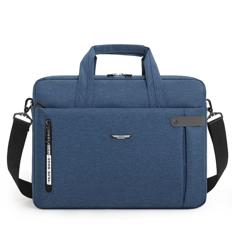 15,6 zoll herren Aktentaschen Geschäft Kausalen Reise Große Kapazität Blau Wasserdichte Oxford Laptop Taschen: Blau