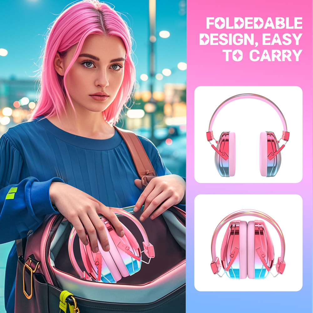 Auriculares con cancelación de ruido para niños, orejeras para niños, protección auditiva para niños, bebés, protectores auditivos con cancelación de ruido, para niños