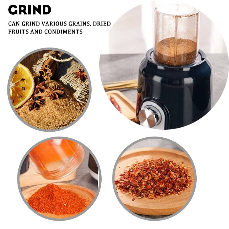 2025 New 2.5L 3-in-1 Stainless Steel Kitchen Appliances Commercial Mixer Smoothie Juicer Food Processor Silver Crest Household