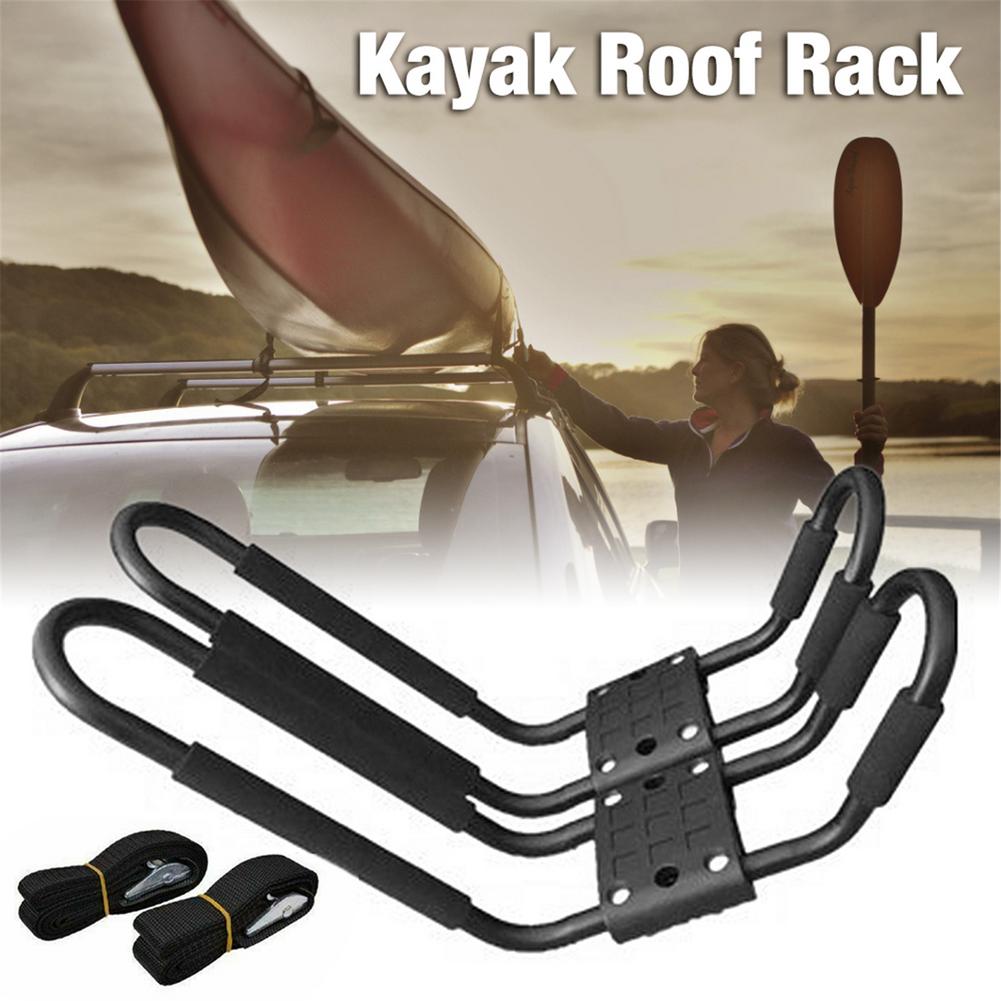 2PCS Kayak Roof Rack Quick Release Universal Rooftop Rack Carrier For Kayak Canoe Paddle Boat Surf Ski Universal Roof Rack