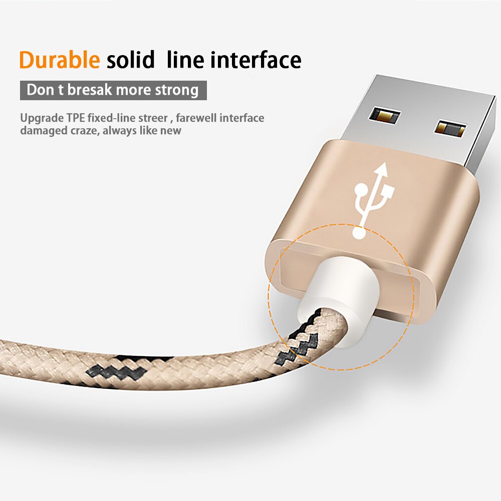 Snel Opladen Kabel Type C Data Lijn Voor Xiaomi Redmi Note 7 Snelle Opladen Data Sync Usb C Kabel Voor samsung Galaxy Oneplus 6T