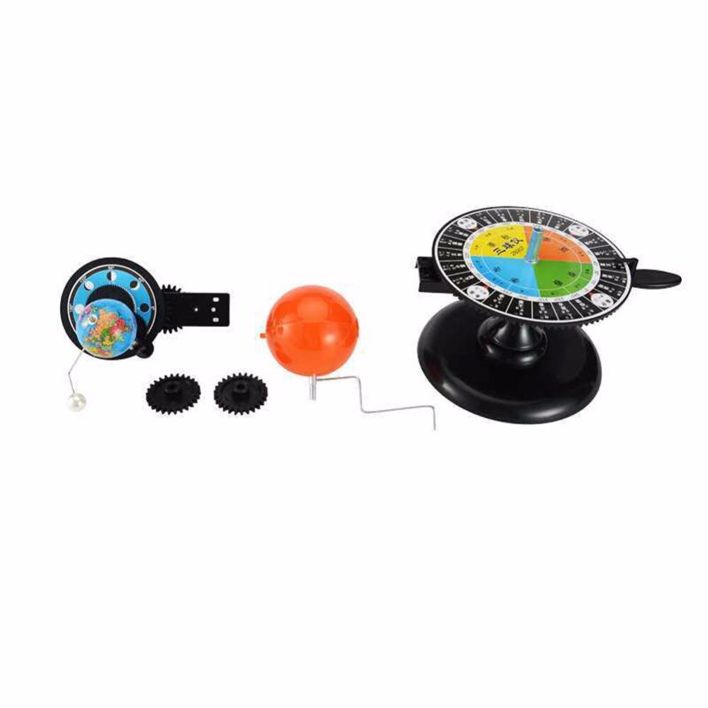 1 Pc/Box Fasinating Interesting Manual Earth Moon Sun Three-Globe-Revolution Device for Children Physics & Mathematics Education