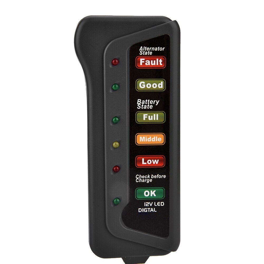 12V Car Motorcycle Battery Load Tester Analyzer Alternator Cranking Check