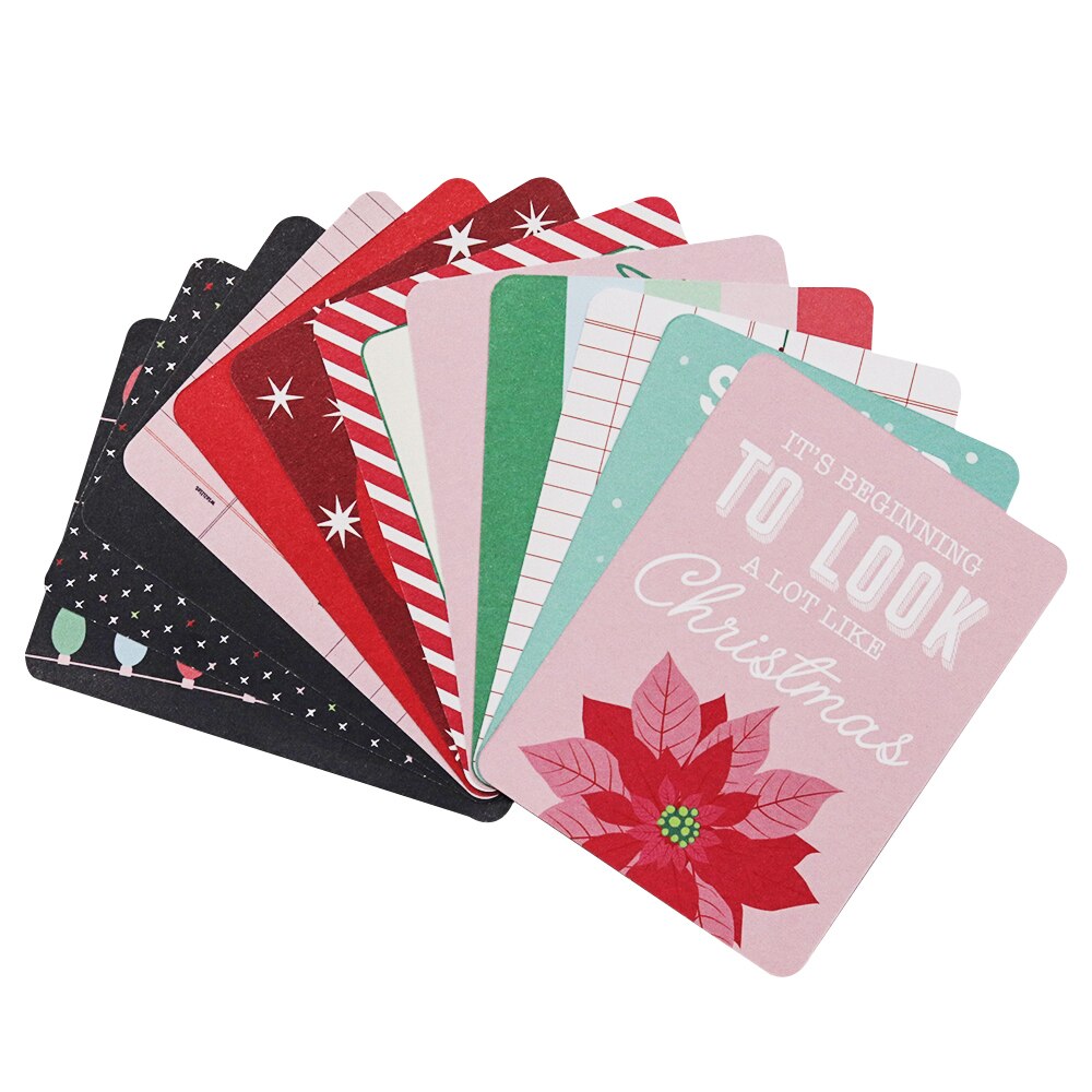 CRZCrafter Cardboard Journal cards Double sided printing Christmas Scrapbooking Project album Journal cards embellishments