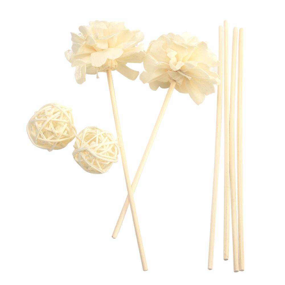 Spa Aroma Diffuser Set Essential Oil Ball Office Decoration Exquisite Lightweight Rattan Dry Flower Car Home Fragrance