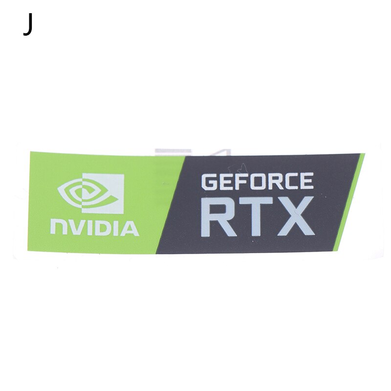 RTX 3090TI 3080TI 3070 3060 desktop sticker laptop graphics card label Laptop Desktop Label: J