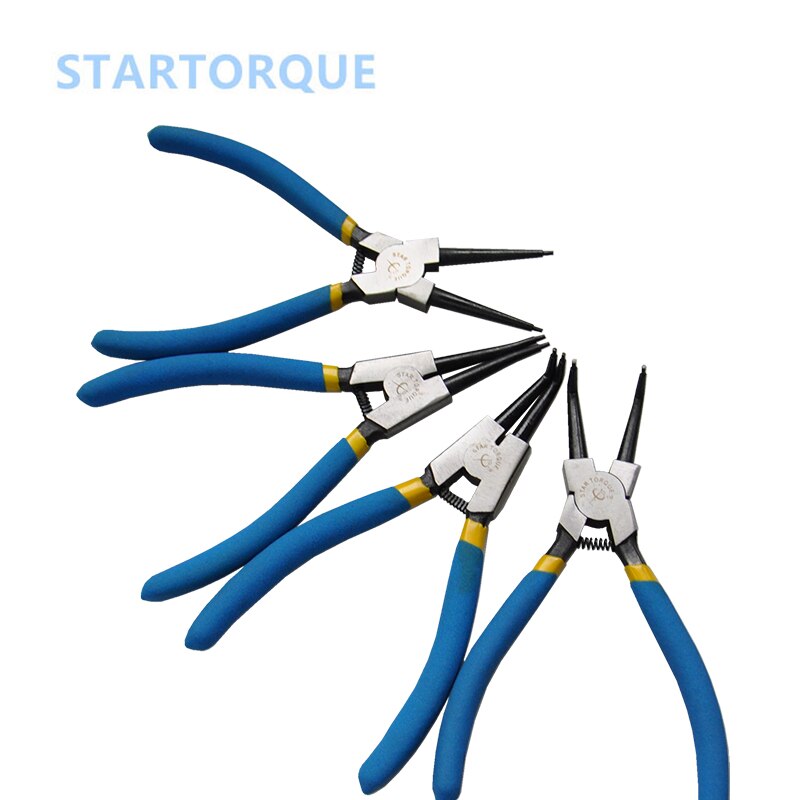5" 125mm Multifunctional Snap Ring Pliers Multi Tools Multi Crimp Tool Internal External Ring Remover Retaining Circlip Pliers: 2pc Please note