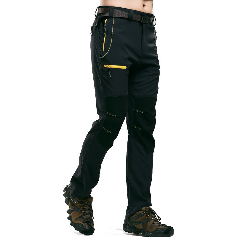 Heren outdoor dunne bergbeklimmingsbroek toerisme wandelen kamperen snel drogende broek multi-pocket vochtafvoerende ademende broek