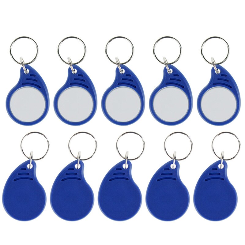 (pack of 10/20/50/100) RFID MF 1K Classic Keychains 13.56MHz ISO14443A Access Control Keycard System Smart Key fobs NFC token