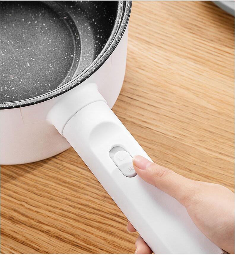 220V 800W 1.5L Electric Cooking Pot Non-Stick Multi Cooker Household Mini Portable Frying Machine Easy Operation