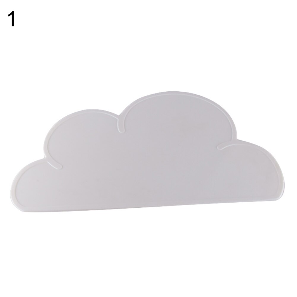 Portable Cloud Shaped Silicone Placemat Children Baby Plate Mat Waterproof Tableware Heat Resistant Bowl Pad Home Dinner Tools