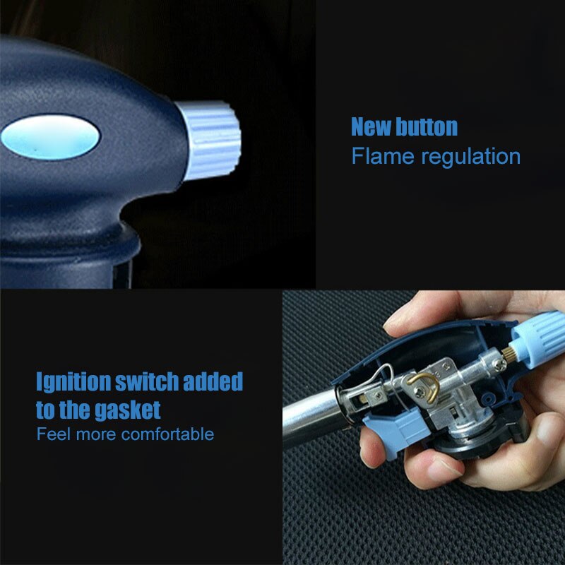 Latarka robić grilla miotacz ognia na butan palnik z automatycznym zapłonem zapalniczka robić pieczenia spawanie grill na zewnątrz płomień pistolet narzędzia kuchenne