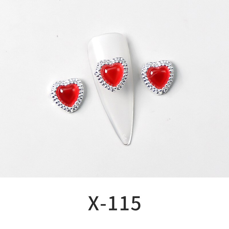 Valentine&#39;s Day 3D Nail Charms,Press ON Nails ,Lip Mark Shaped Nail Art Valentine Love Lips Beautiful Look For Nail Jewelry