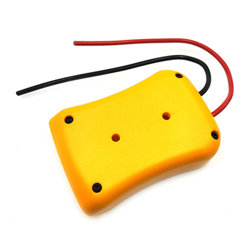 Battery Adapter for Dewalt 18V 20V MAX Battery Dock Holder Power Mount Connector with 12 AWG Home Power Tools Yellow/black