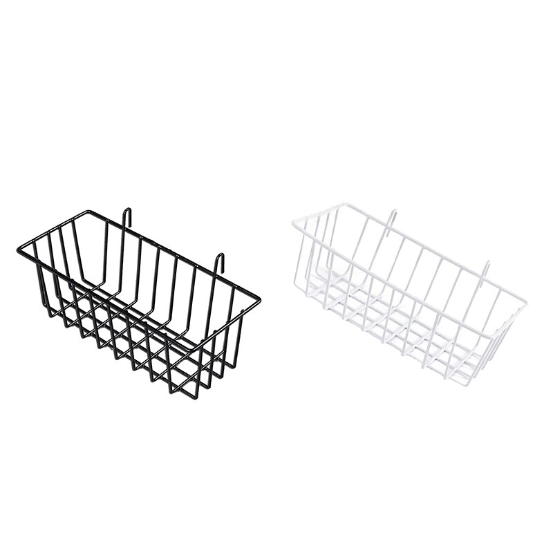 Hanging Basket Metal Wire Wall Hanging Storage Basket Home Flower Pot Display Holder XBFF
