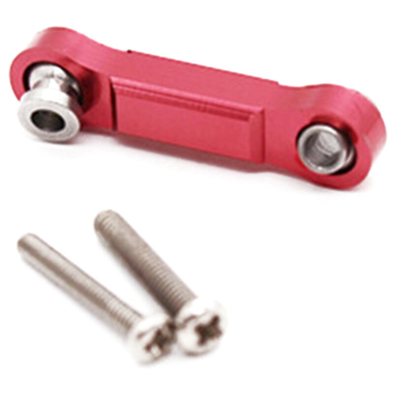 Servo rorstang metal opgradering rc bildele til wltoys  a959- b  a969 a979: Rød