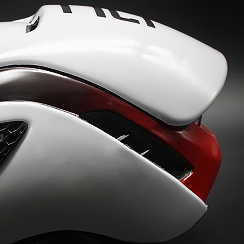 Casco de bicicleta Aero TT de 300g, casco de seguridad para deportes de bicicleta de carretera, casco de prueba de tiempo en molde para carreras para hombres: M / Naranja