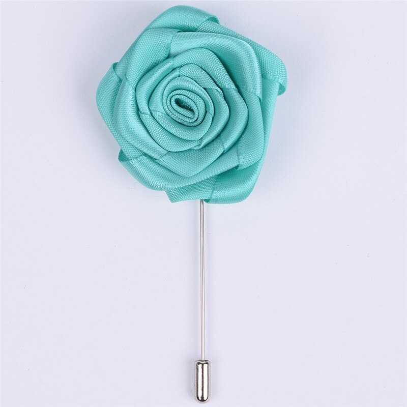 Diy privé-aanpassing bruidegom corsages corsages boutonniere bloemen bruiloft corsage pin broche  x1258-16: Muntgroen